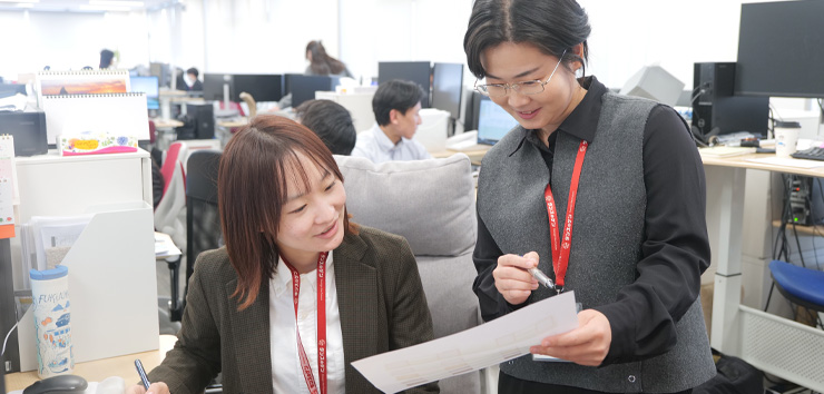 インタビュー風景