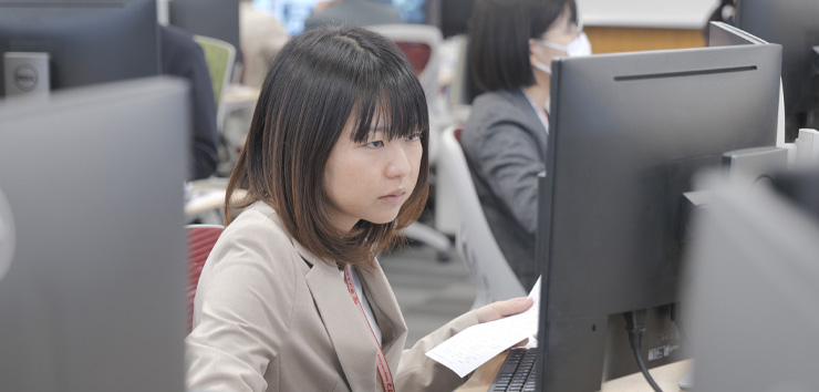 質問に答えてる風画像