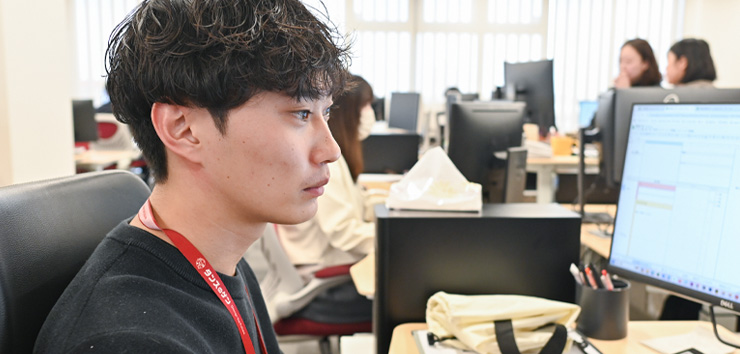 質問に答えてる風画像