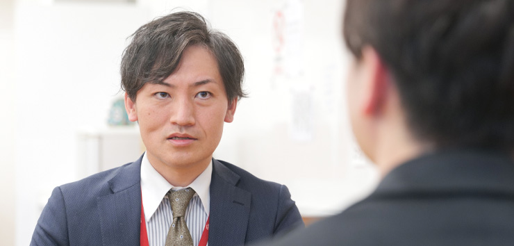 業務してる感じの写真